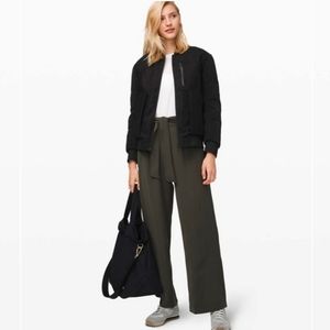 lululemon athletica Olive Wide Leg Pants